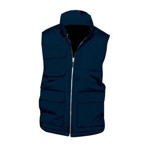 Kariban Mens Quilted Casual Outdoor Full Zip Bodywarmer/Gilet/Vest Jacket / Navy
